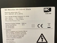 Set van 12 full black ibc (355 wp) zonnepanelen en 1 blaupunkt bps-v01-03.6 omvormer (1-fase) - afbeelding 5 van  8