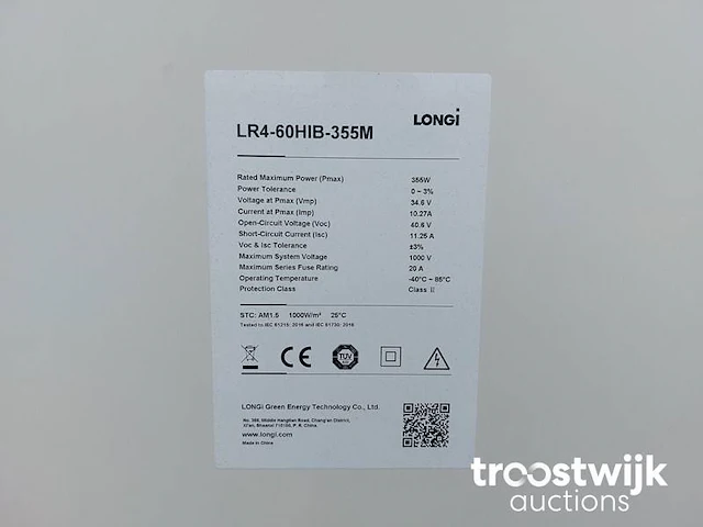 Set van 12 full black longi lr4-60hib-355m zonnepanelen en 1 blaupunkt bps-v01-03.6 omvormer (1-fase) - afbeelding 5 van  9