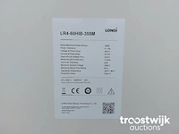 Set van 12 full black longi lr4-60hib-355m zonnepanelen en 1 blaupunkt bps-v01-03.6 omvormer (1-fase) - afbeelding 5 van  9