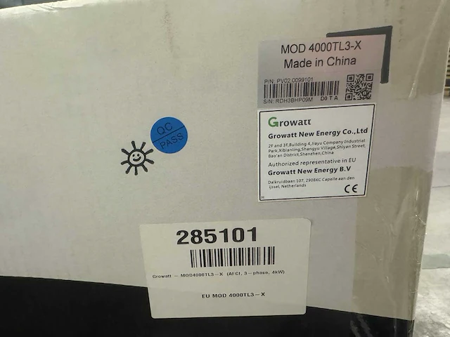 Set van 12 zonnepanelen, black frame (380 wp) met growatt mod 4000 tlx-3 omvormer 4 kw - afbeelding 7 van  7