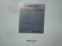 Set van 144 sunova zonnepanelen (410 wp) met growatt 50.0k omvormer - afbeelding 5 van  9
