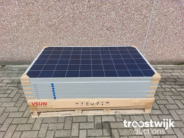 Set van 15 v-sun 275-60p zonnepanelen en 1 saj sununo plus 4k-m omvormer (1-fase) - afbeelding 2 van  6