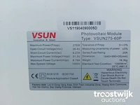 Set van 15 v-sun 275-60p zonnepanelen en 1 saj sununo plus 4k-m omvormer (1-fase) - afbeelding 5 van  6