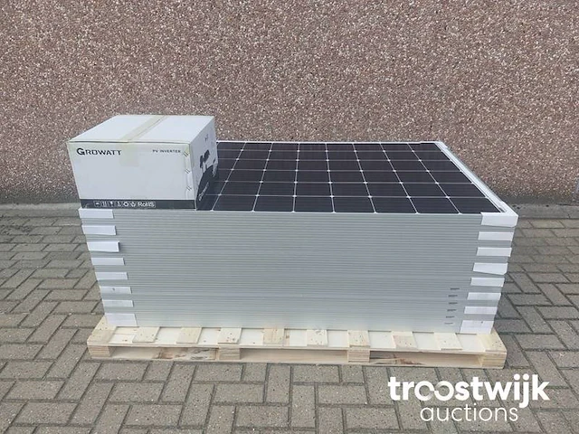 Set van 16 astronergy chsm6610m(dg)/f-310 glas-glas zonnepanelen en 1 growatt min 4600tl-xe omvormer - afbeelding 1 van  8