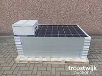 Set van 16 astronergy chsm6610m(dg)/f-310 glas-glas zonnepanelen en 1 growatt min 4600tl-xe omvormer