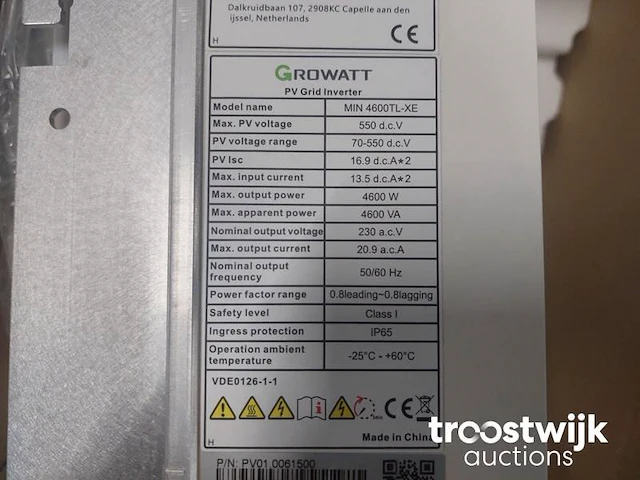 Set van 16 astronergy chsm6610m(dg)/f-310 glas-glas zonnepanelen en 1 growatt min 4600tl-xe omvormer - afbeelding 8 van  8