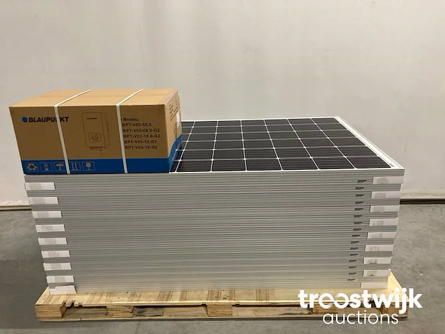 Set van 18 astronergy glas-glas zonnepanelen (310 wp) en 1 blaupunkt bpt-v03-5.0 omvormer - afbeelding 1 van  10