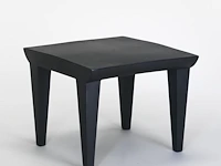 Set van 1x bank kartell bubble club zwart kunststof + 1 salontafel - afbeelding 2 van  2