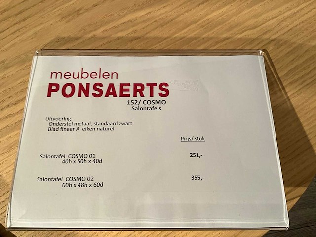 Set van 2 bijzettafels - afbeelding 2 van  10