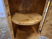 Set van 2 nachtkastjes lemon constant, design by yaniv chen, nightstand, poplar burl - afbeelding 5 van  8