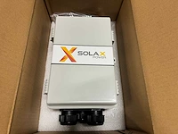 Set van 20 full black zonnepanelen (405 wp) met solax 8.0k hybride omvormer en solax 5.8kwh master pack en solax batterij 5.8kwh slave unit - afbeelding 27 van  34