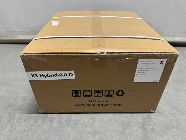 Set van 20 full black zonnepanelen (405 wp) met solax 8.0k hybride omvormer en solax 5.8kwh master pack en solax batterij 5.8kwh slave unit - afbeelding 31 van  34