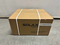 Set van 20 full black zonnepanelen (405 wp) met solax 8.0k hybride omvormer en solax 5.8kwh master pack en solax batterij 5.8kwh slave unit - afbeelding 32 van  34