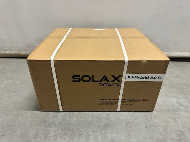 Set van 20 full black zonnepanelen (405 wp) met solax 8.0k hybride omvormer en solax 5.8kwh master pack en solax batterij 5.8kwh slave unit - afbeelding 32 van  34