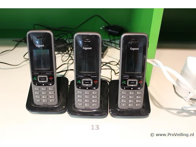Set van 3 draadloze ip-telefoons siemens - afbeelding 1 van  1
