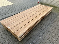 Set van 3 stuks tafelbladen guyana teak (280 x 95) - afbeelding 3 van  6