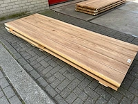 Set van 3 stuks tafelbladen guyana teak (280 x 95) - afbeelding 4 van  6