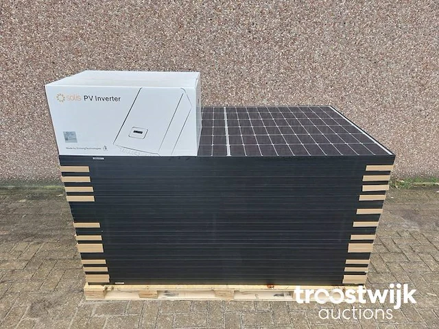 Set van 30 black longi lr4-60hih-375m zonnepanelen en 1 solis-10k omvormer (3-fase) - afbeelding 1 van  10