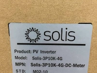 Set van 30 full black longi (350 wp) zonnepanelen en 1 solis-10k omvormer (3-fase) - afbeelding 9 van  9