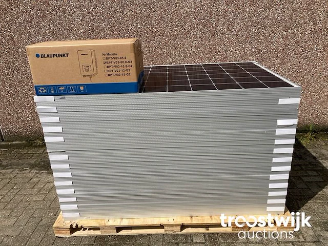 Set van 36 astronergy 310 wp glas-glas zonnepanelen en 1 blaupunkt bpt-v03-10.0 omvormer (3-fase) - afbeelding 1 van  10
