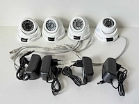 Set van 4 camera's. 20m ir-afstand. - afbeelding 1 van  4