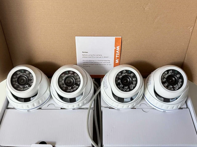 Set van 4 camera's. 20m ir-afstand. - afbeelding 2 van  3