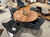 Set van 4 eetkamerstoelen, label51, dexter, moss - afbeelding 4 van  5