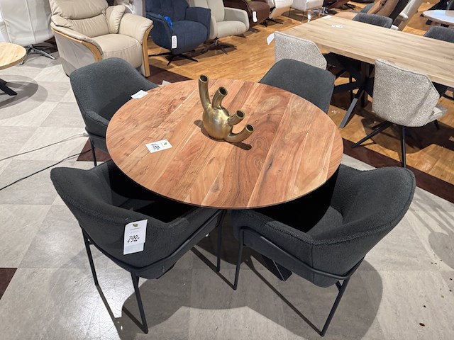 Set van 4 eetkamerstoelen, label51, dexter, moss - afbeelding 5 van  5