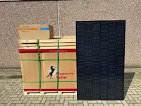 Set van 42 full black (345 wp) zonnepanelen en 1 sungrow 15k omvormer (3-fase)