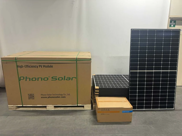 Set van 48 zonnepanelen, black frame (380 wp) met sungrow sg15rt premium omvormer 15 kw - afbeelding 1 van  12