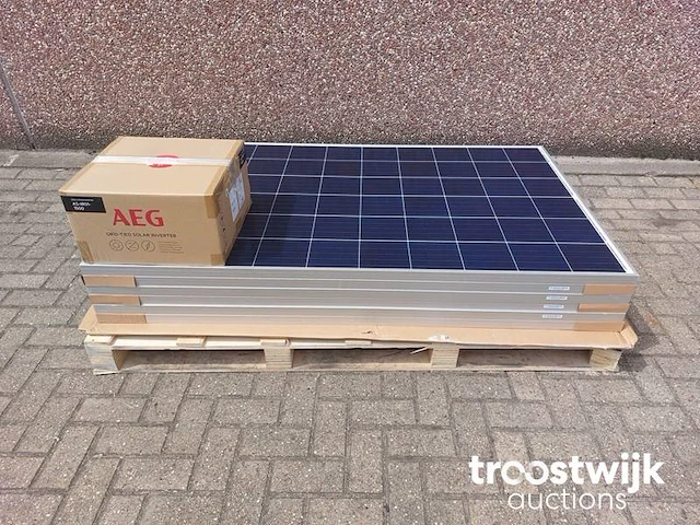 Set van 6 akcome sk6610p-275 zonnepanelen en 1 aeg as-ir01-1500 omvormer - afbeelding 1 van  6