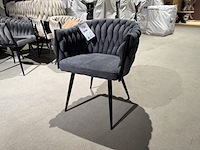 Set van 6 eetkamerstoelen home bound by ky, cleo, antraciet - afbeelding 1 van  4