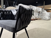 Set van 6 eetkamerstoelen home bound by ky, cleo, antraciet - afbeelding 3 van  4