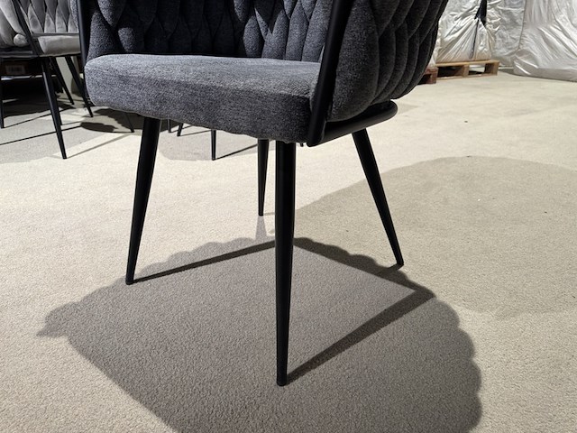 Set van 6 eetkamerstoelen home bound by ky, cleo, antraciet - afbeelding 4 van  4