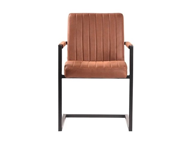 Set van 6 eetkamerstoelen, label51, milo, cognac - afbeelding 3 van  6