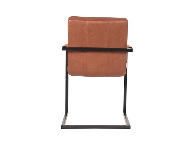 Set van 6 eetkamerstoelen, label51, milo, cognac - afbeelding 5 van  6