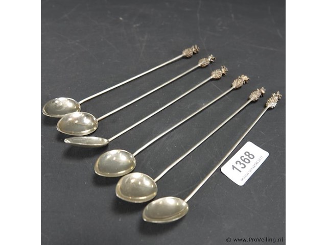 Set van 6 sorbetlepels - afbeelding 1 van  5