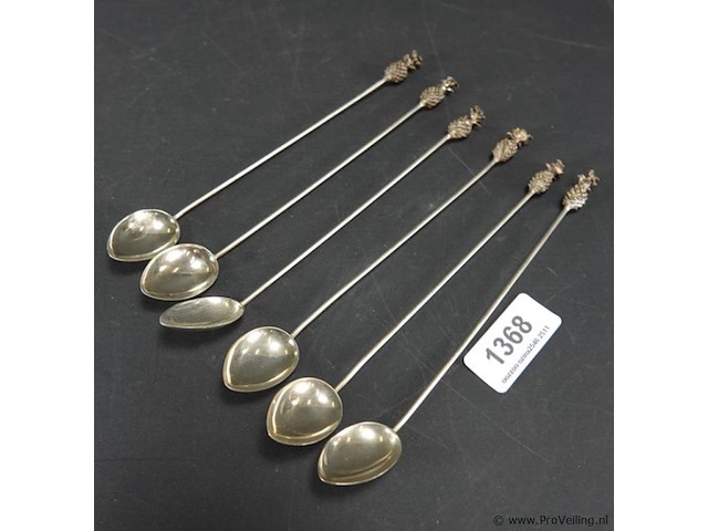 Set van 6 sorbetlepels - afbeelding 2 van  5