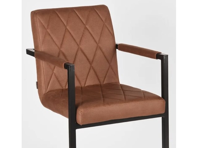 Set van 6 stoelen label 51, cognac - afbeelding 3 van  4