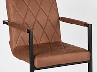 Set van 6 stoelen label 51, cognac - afbeelding 3 van  4