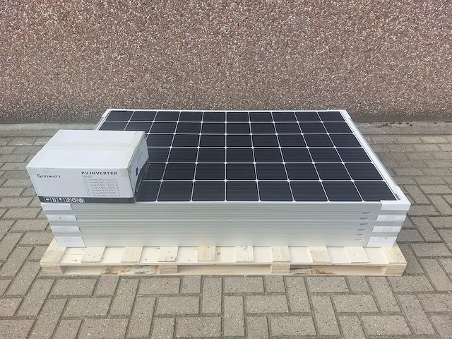 Set van 8 astronergy chsm6610m(dg)/f-310 glas-glas zonnepanelen en 1 growatt mic 2500tl-x omvormer - afbeelding 1 van  8