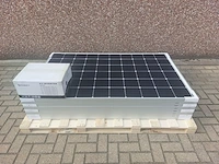 Set van 8 astronergy chsm6610m(dg)/f-310 glas-glas zonnepanelen en 1 growatt mic 2500tl-x omvormer