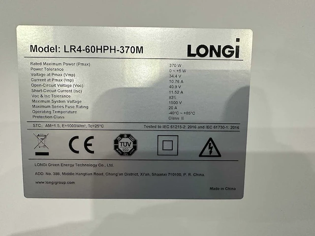 Set van 8 zonnepanelen (370 wp) met solax 3.0 kw omvormer - afbeelding 4 van  7