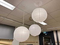 Set van drie noguchi lampen van rijstpapier (2x) - afbeelding 1 van  3