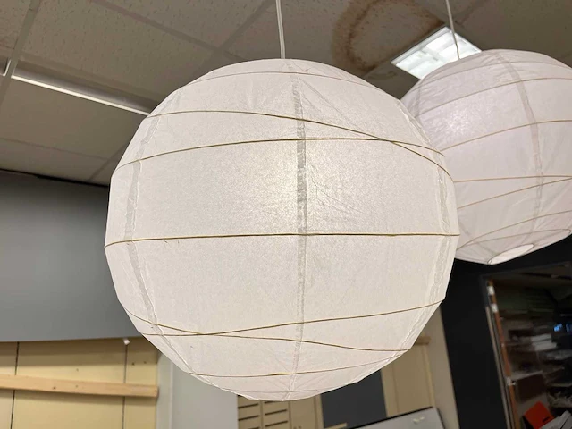 Set van drie noguchi lampen van rijstpapier (2x) - afbeelding 3 van  3