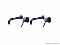 Set van inbouw mengkranen - verchroomd rvs - afbeelding 6 van  7