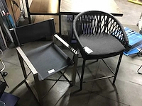 Set van twee verschillende borek stoelen - afbeelding 1 van  5