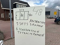 Sets glaspanelen 86x220 helder (5x3) - afbeelding 10 van  11