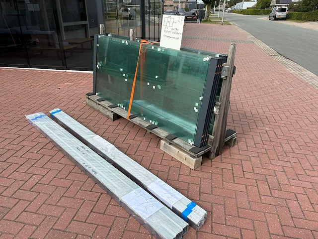 Sets glaspanelen 90x215 helder (5x3) - afbeelding 5 van  11