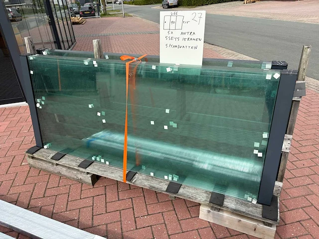 Sets glaspanelen 90x215 helder (5x3) - afbeelding 9 van  11